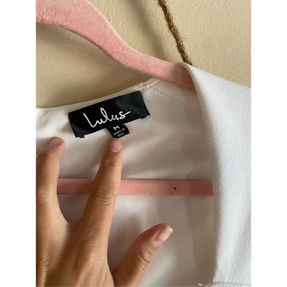 Lulus Medium Enticing Endeavors White Jumpsuit Bachelorette Wedding Guest Outfit - Picture 4 of 7